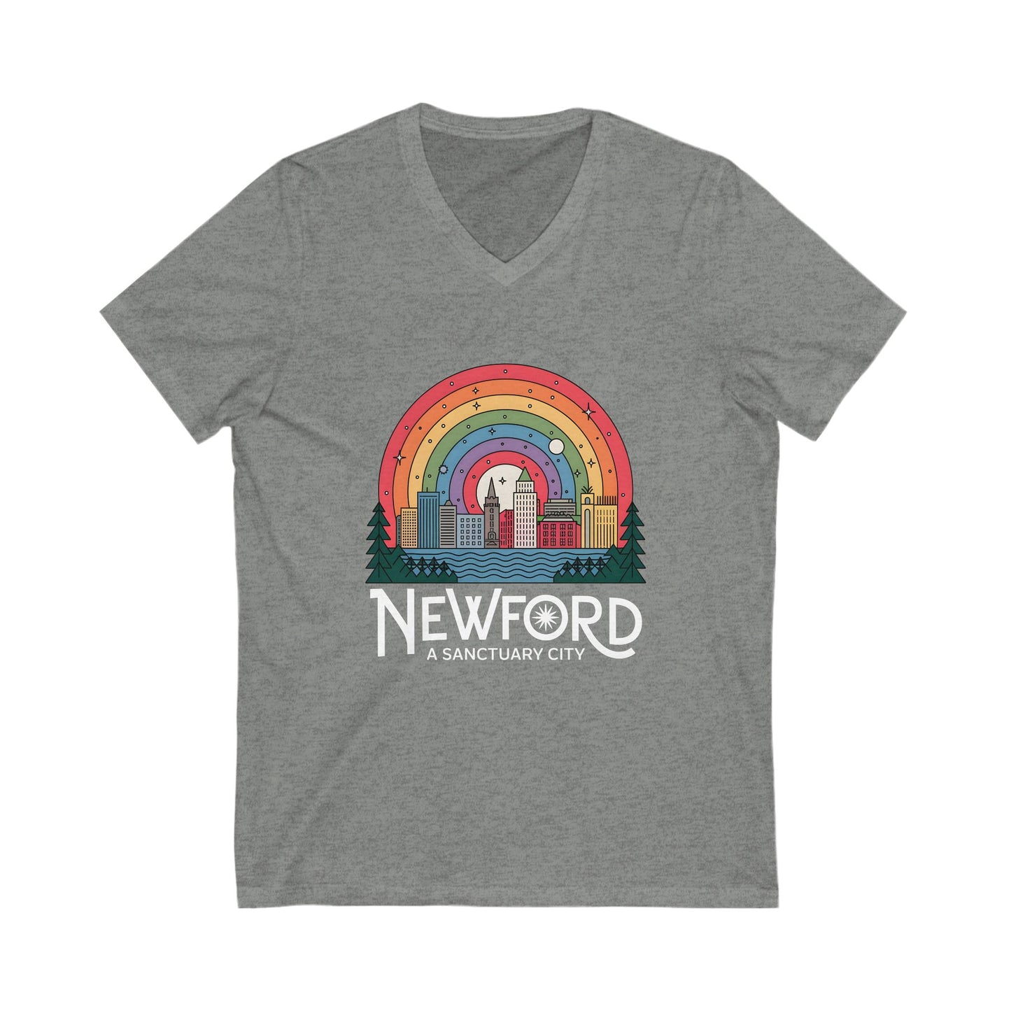 Newford Sanctuary City V-Neck Tee