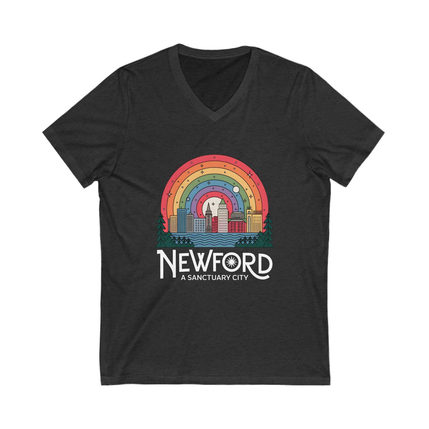 Newford Sanctuary City V-Neck Tee