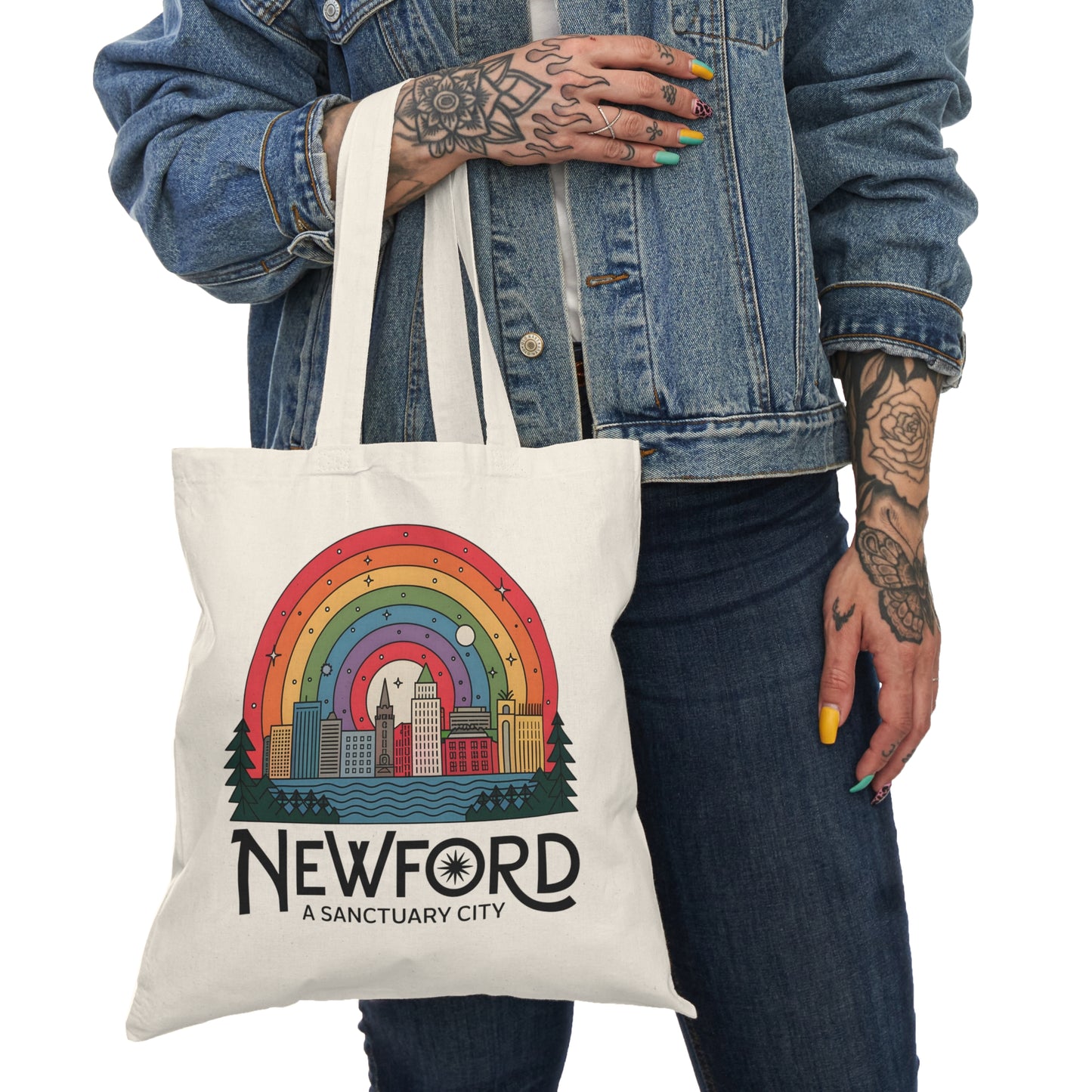 Newford Sanctuary City Natural Tote Bag