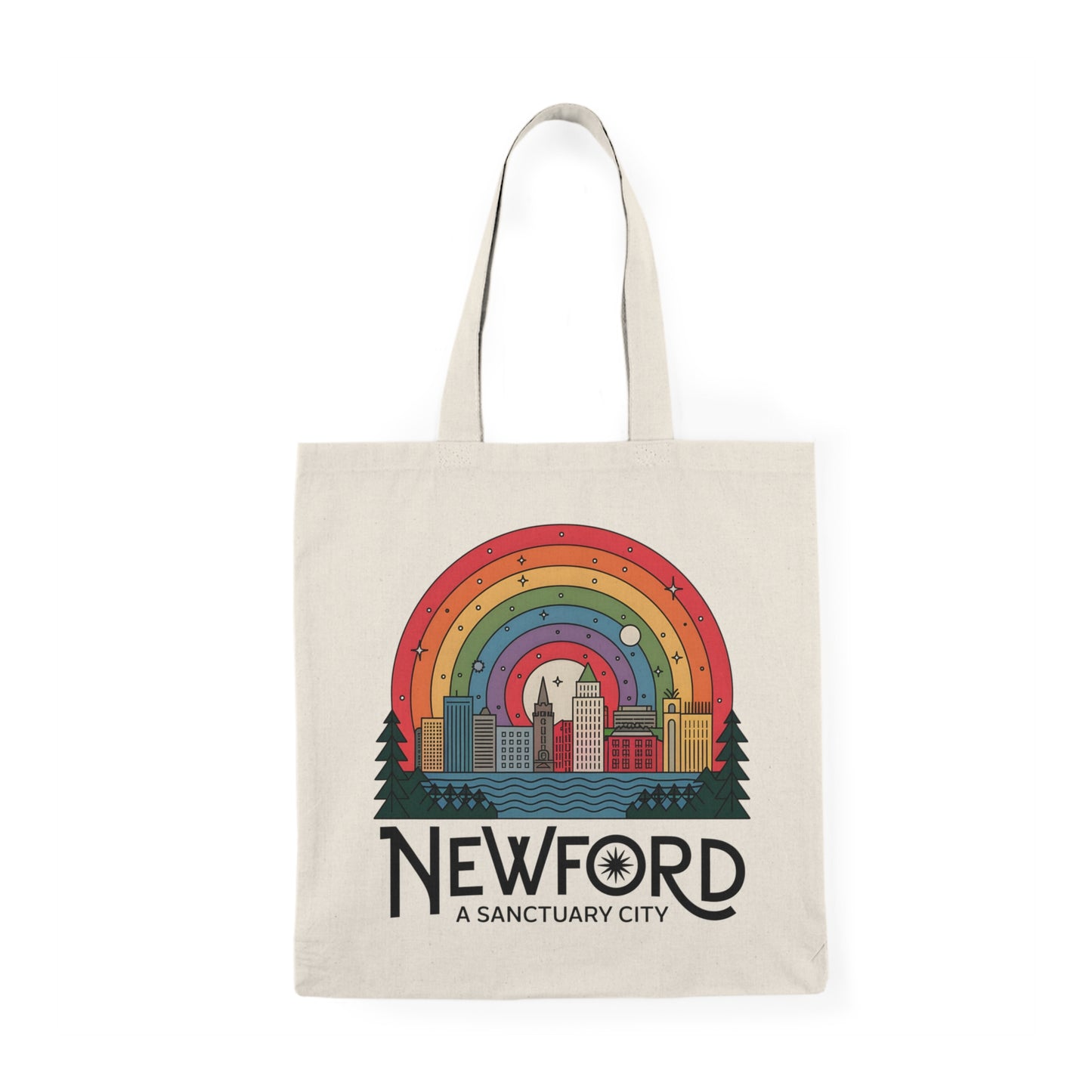 Newford Sanctuary City Natural Tote Bag