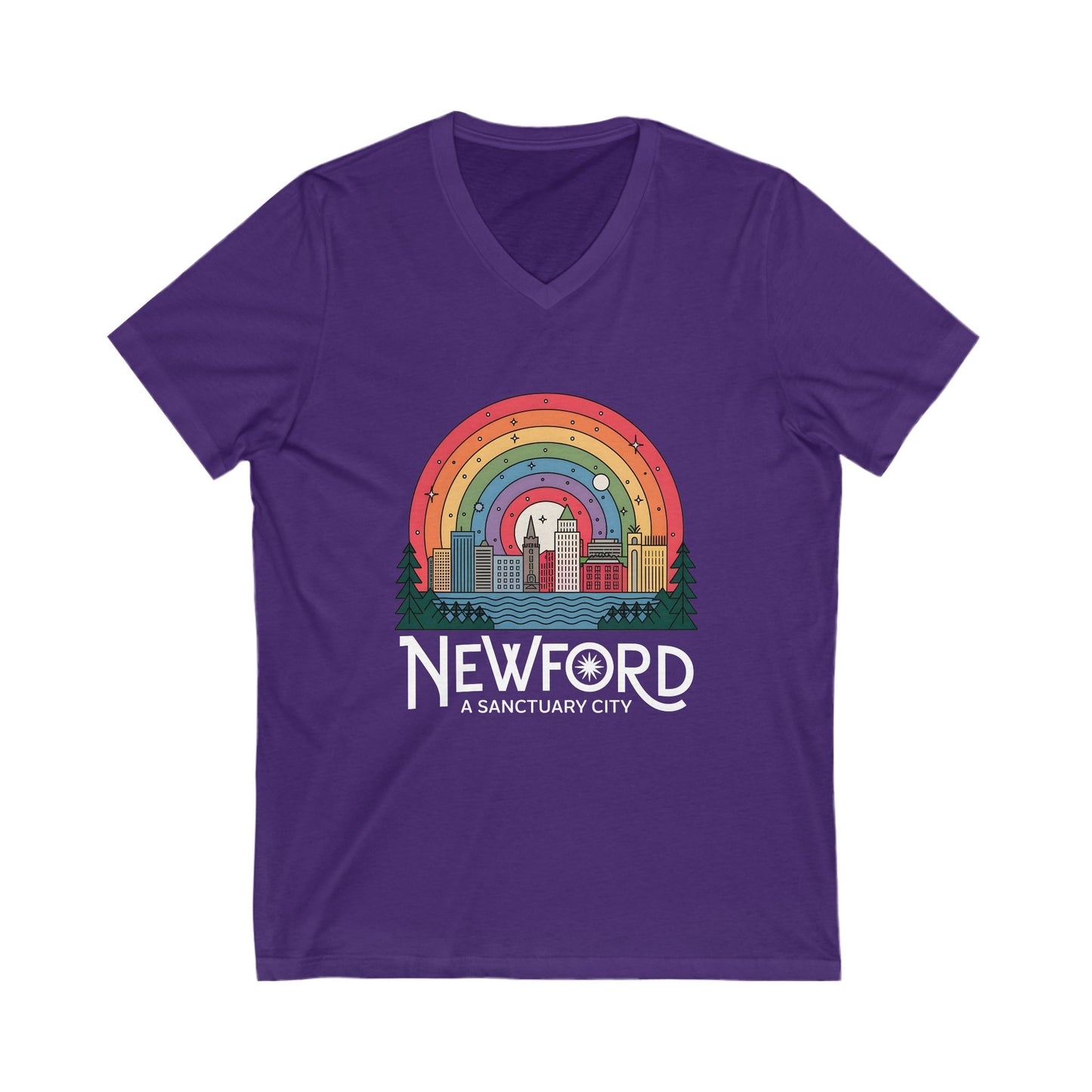 Newford Sanctuary City V-Neck Tee