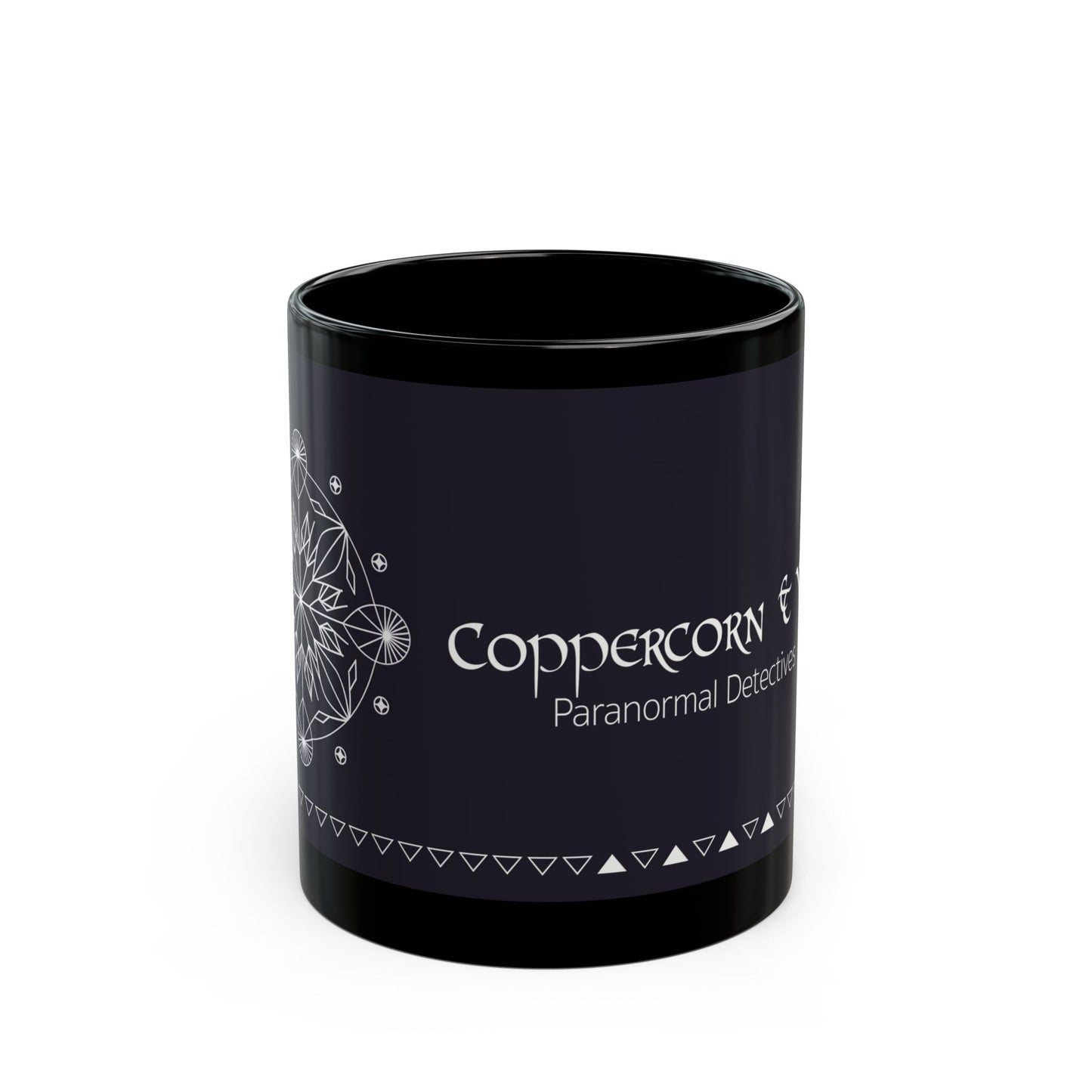 Coppercorn & Wiles Paranormal Investigations Black Mug