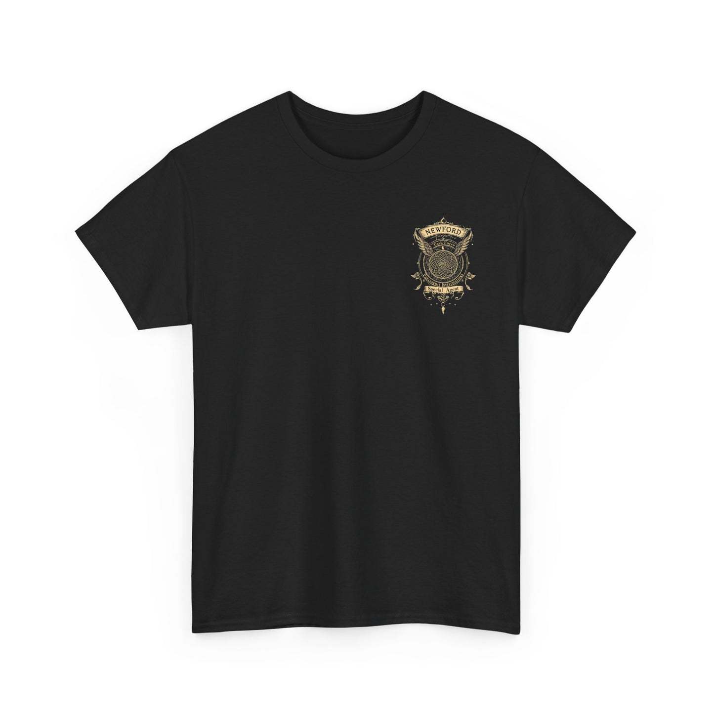 Newford Paranormal Investigator 2-sided Heavy Cotton Tee
