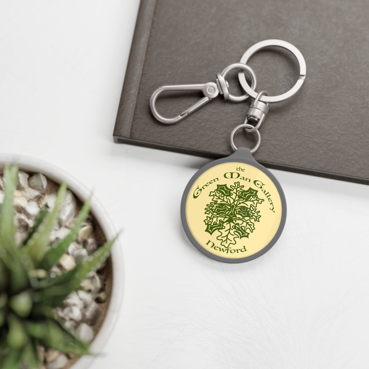 Green Man Gallery  Keyring Tag