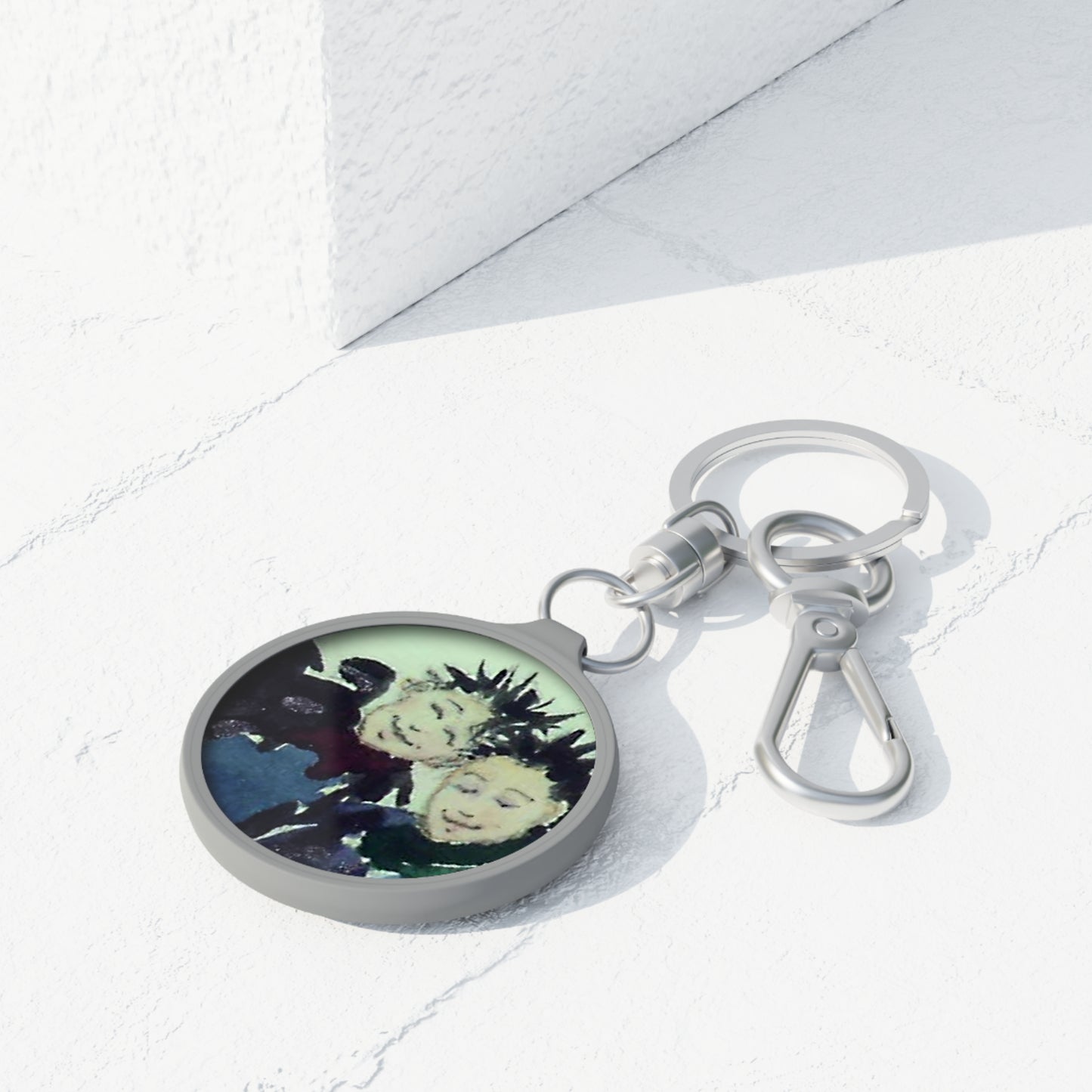 Crow Girls  Keyring Tag