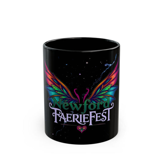 Newford FaerieFest Black Mug