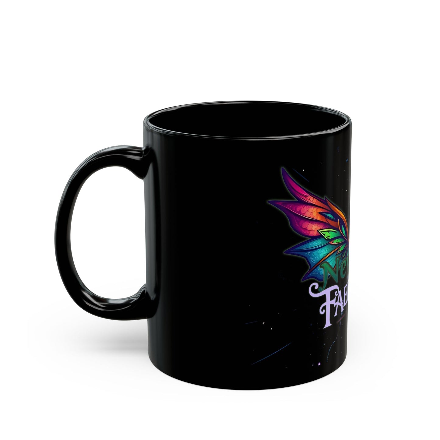 Newford FaerieFest Black Mug
