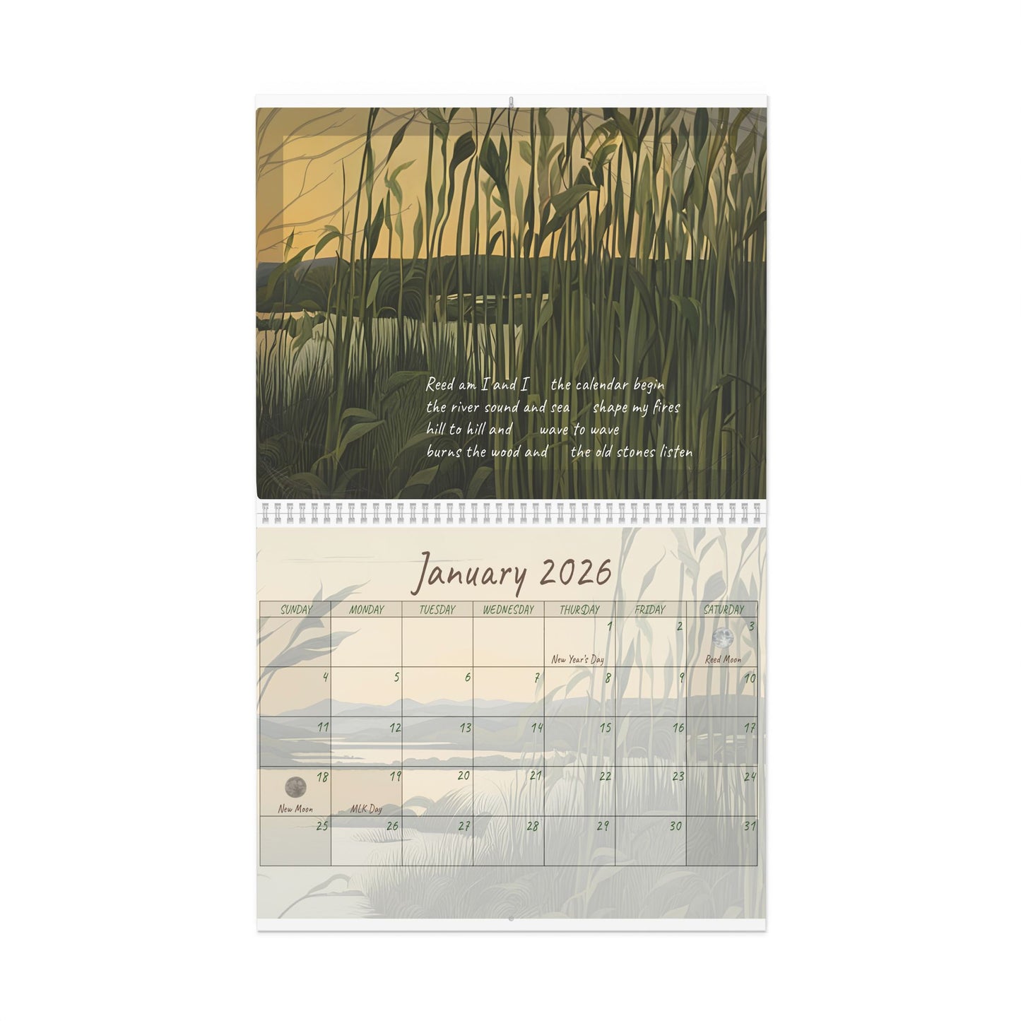 The Calendar of the Trees 2026 Wall Calendar by Charles de Lint