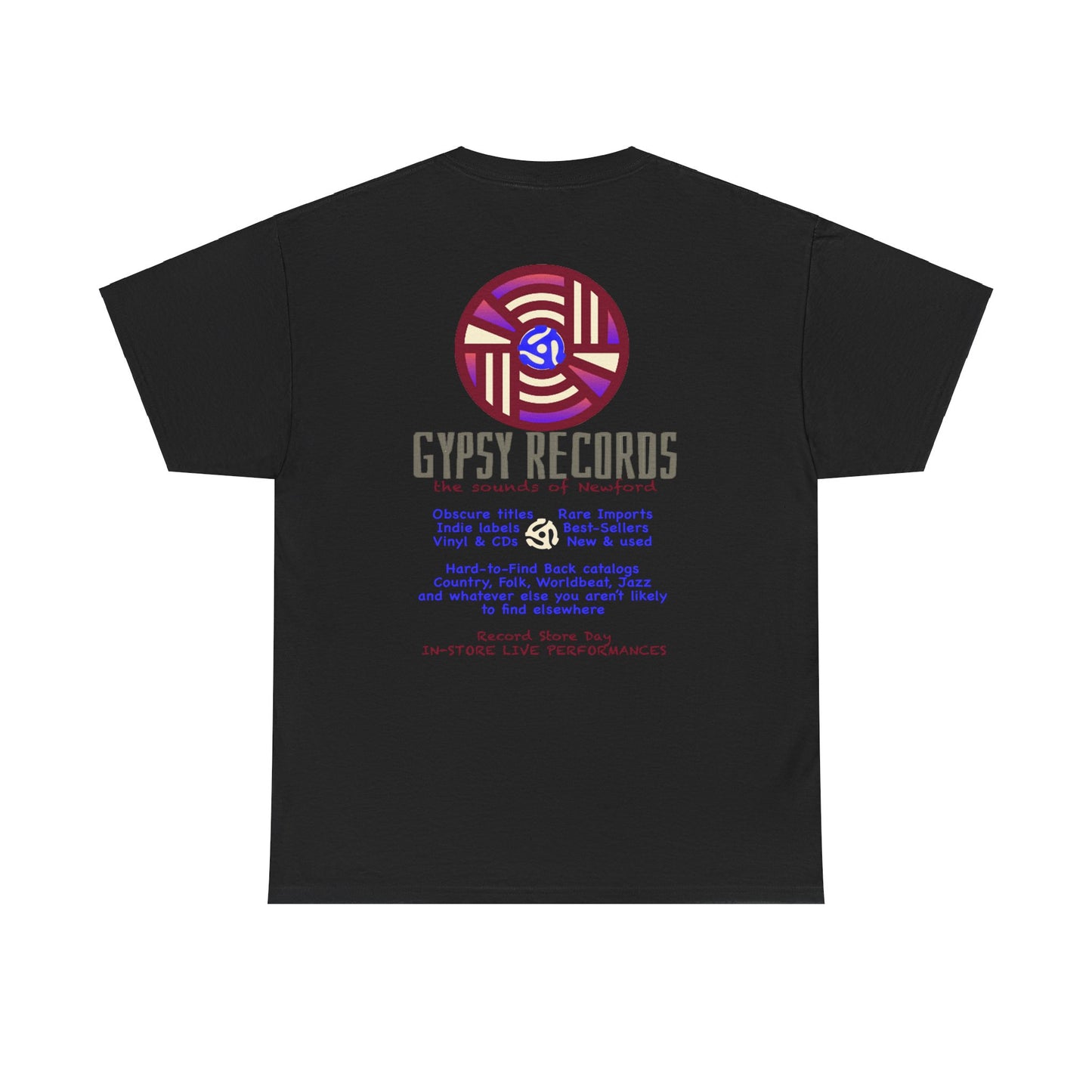 Gypsy Records  Heavy Cotton Tee