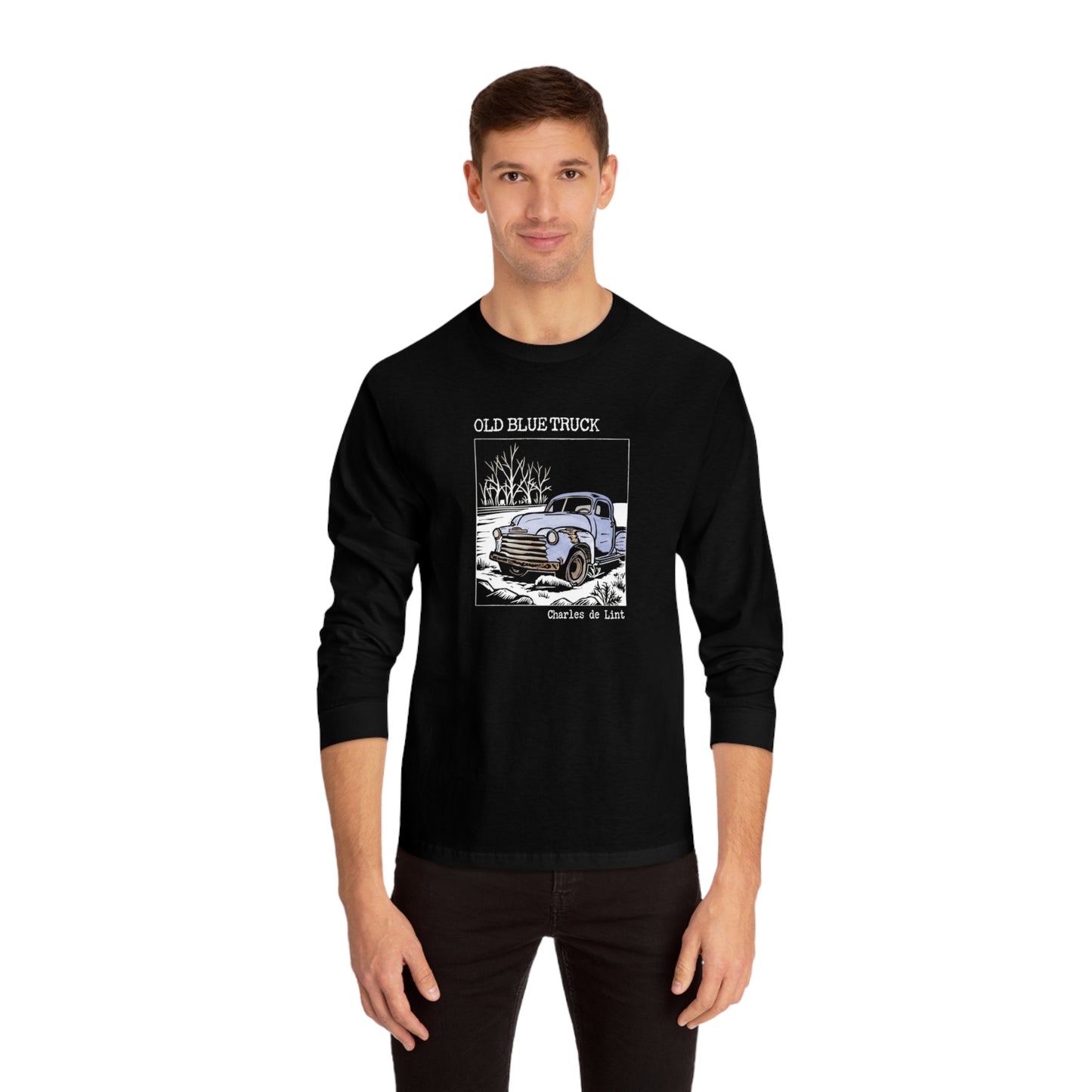 Old Blue Truck by Charles de Lint Long Sleeve T-Shirt