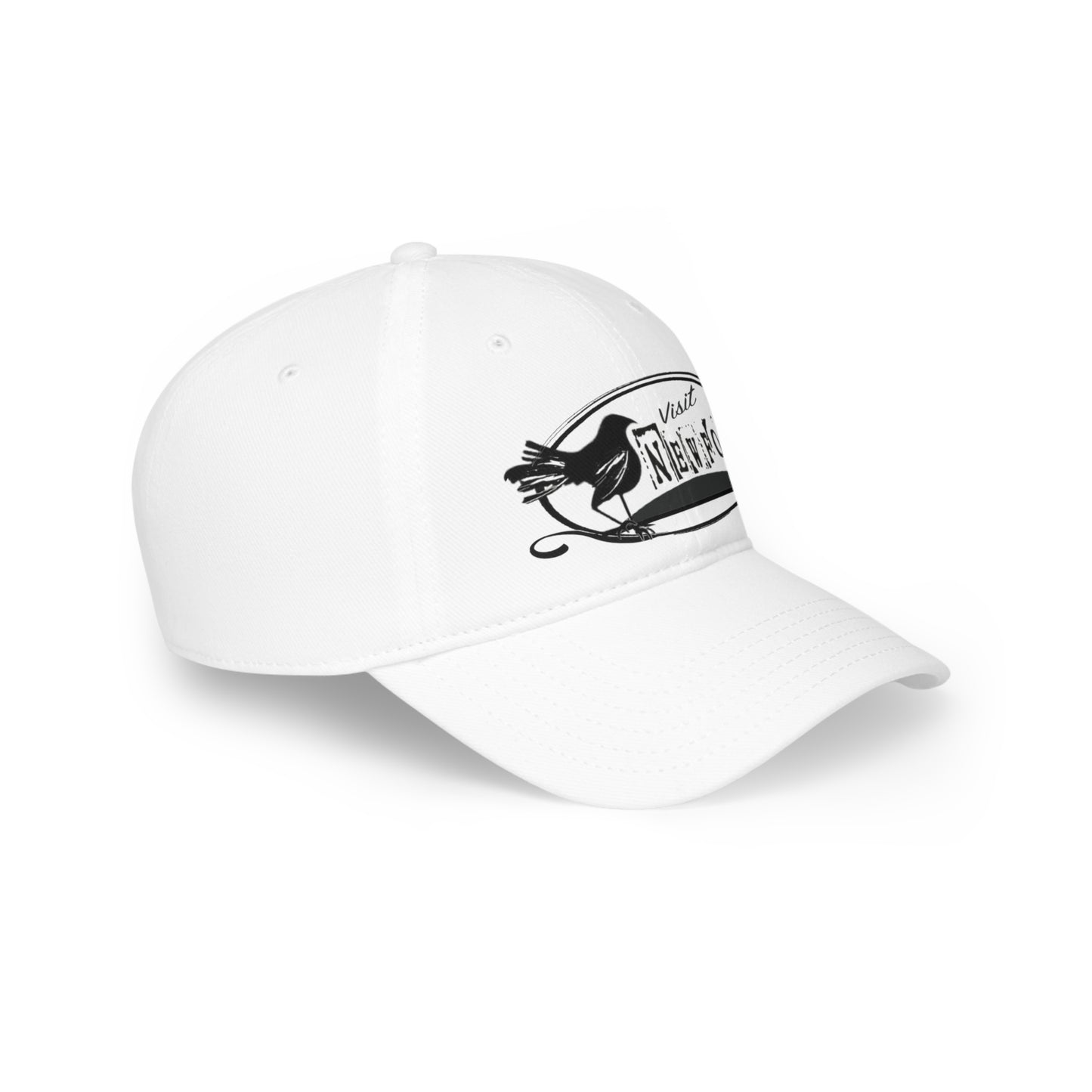 Visit Newford White Baseball Cap