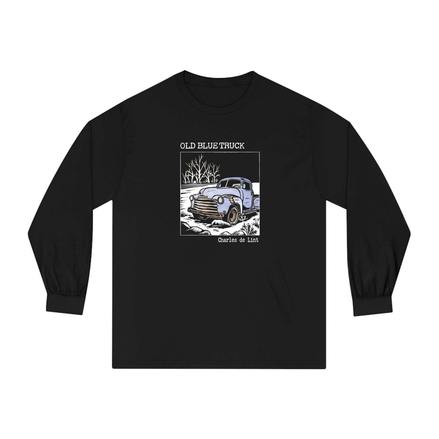 Old Blue Truck by Charles de Lint Long Sleeve T-Shirt