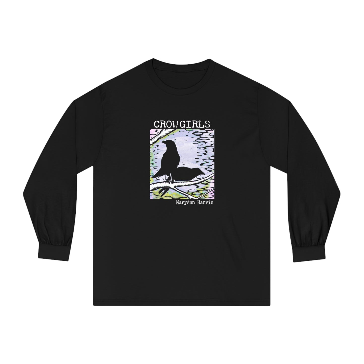 Crow Girls by MaryAnn Harris Long Sleeve T-Shirt