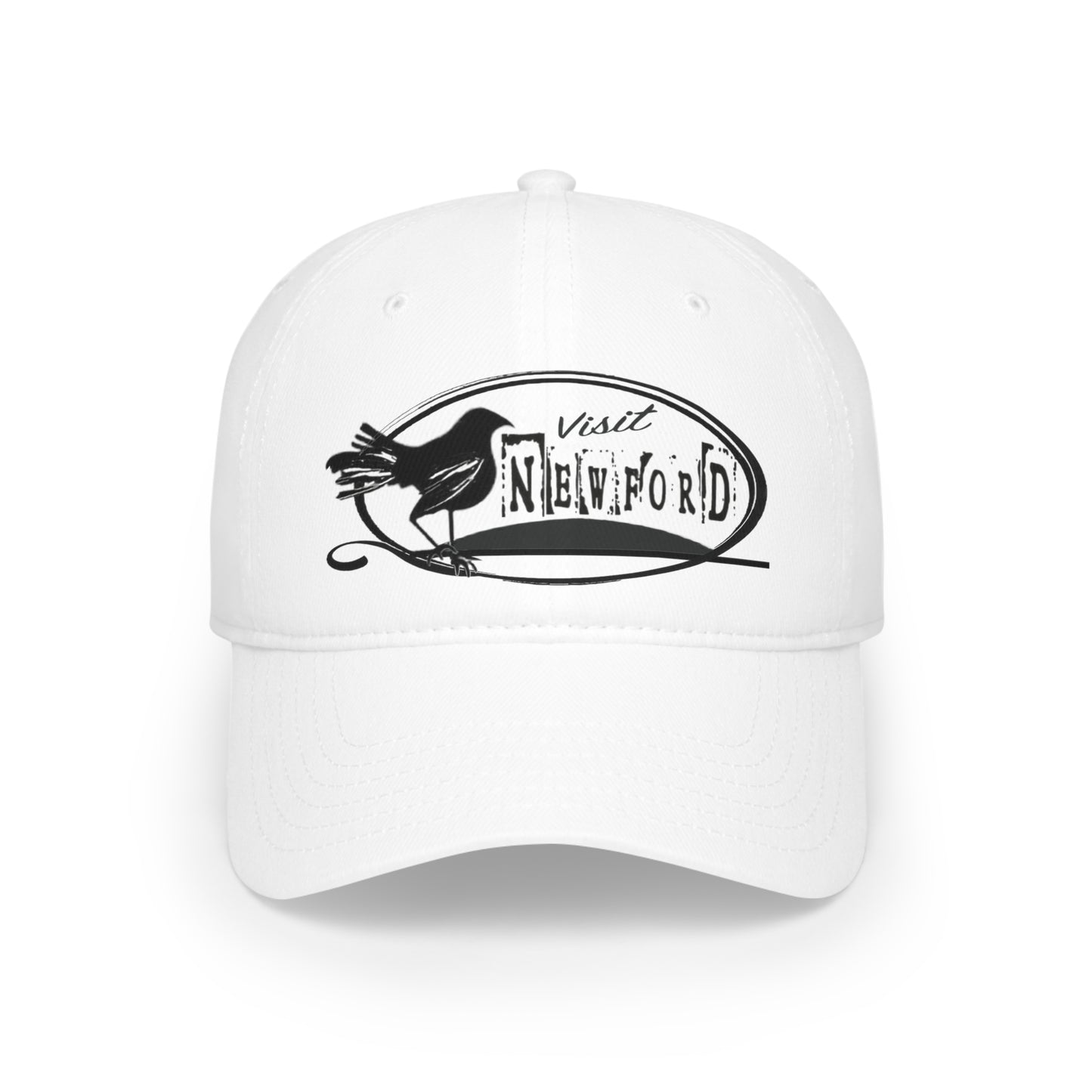 Visit Newford White Baseball Cap