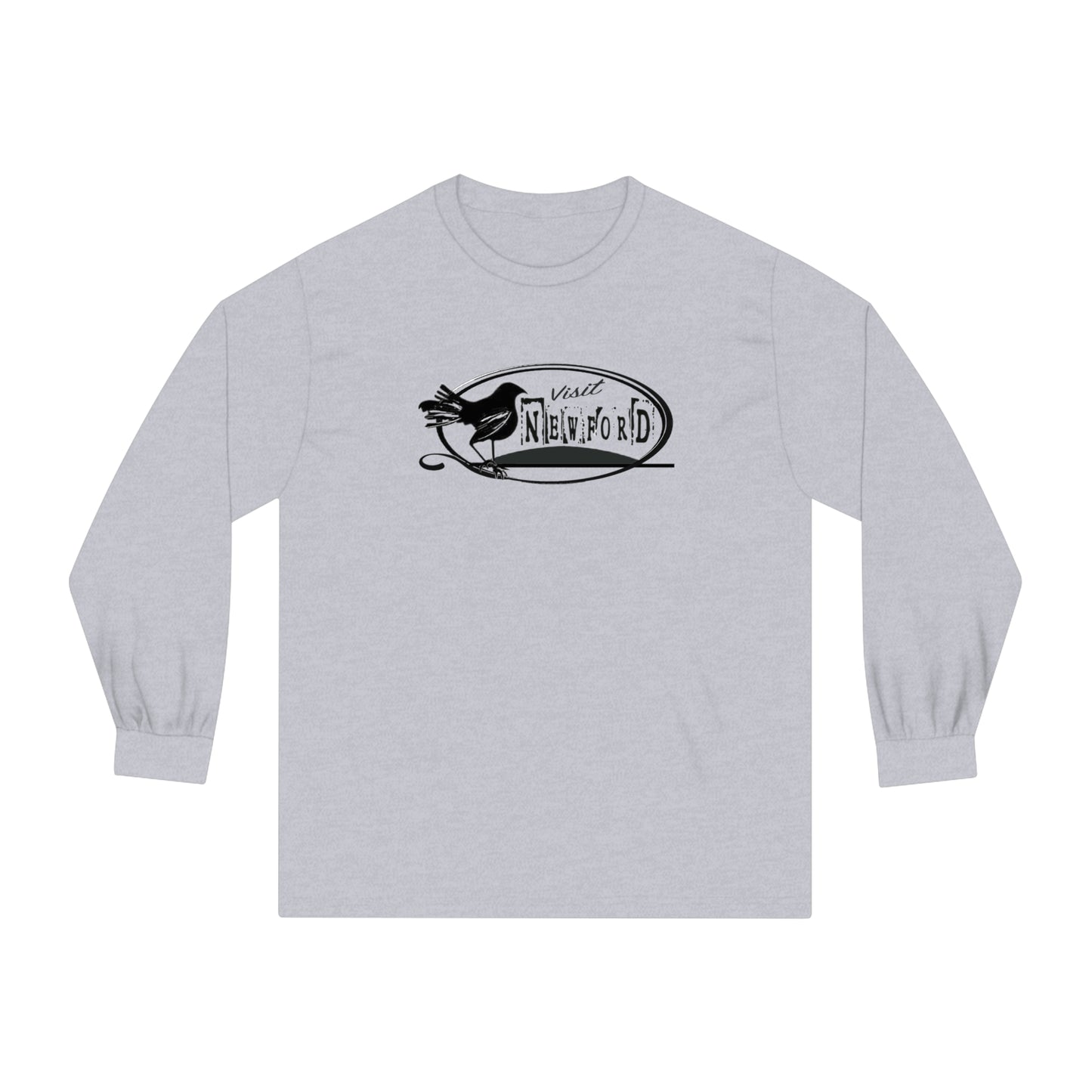 Visit Newford White Crow Long Sleeve T-Shirt