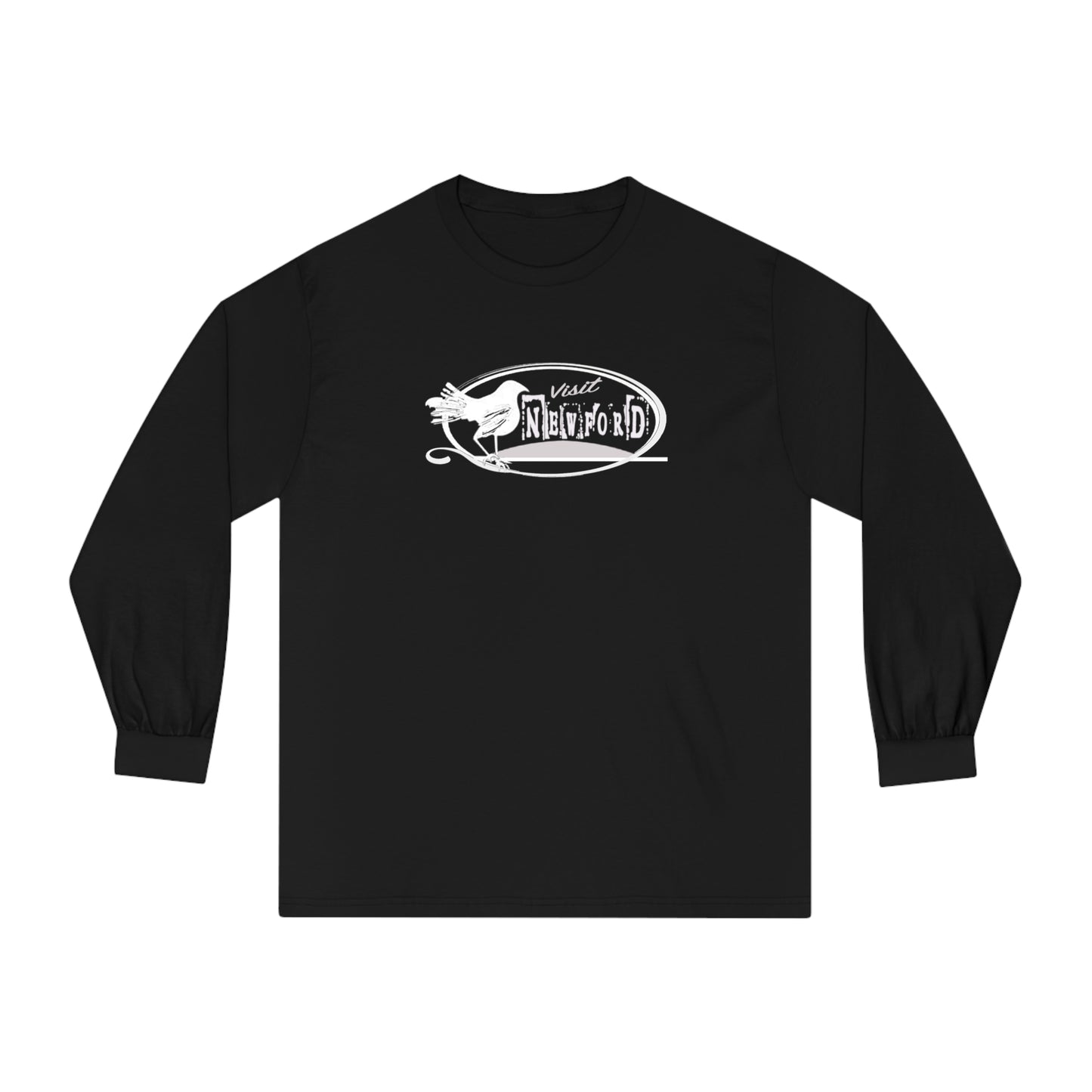 Visit Newford White Crow Long Sleeve T-Shirt