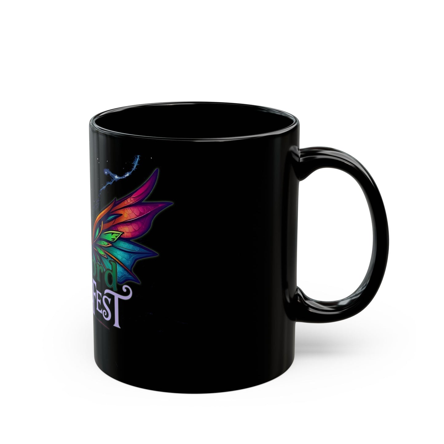 Newford FaerieFest Black Mug