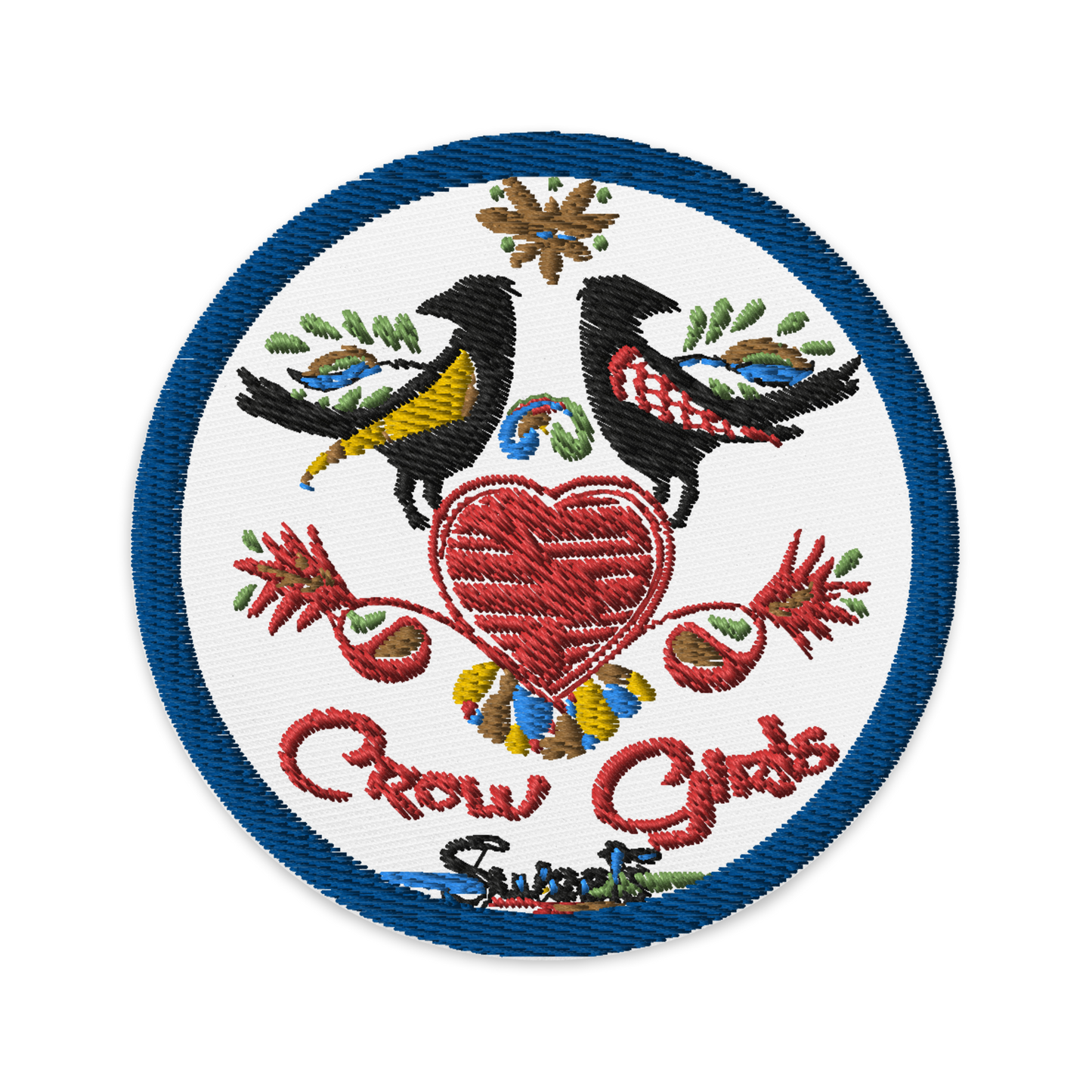 Crow Girls Sweets Embroidered patches