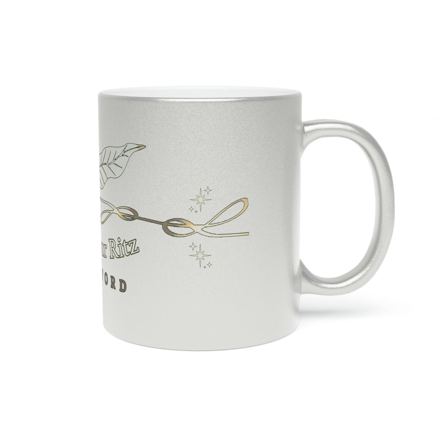 Harbour Ritz Hotel Metallic Silver Mug