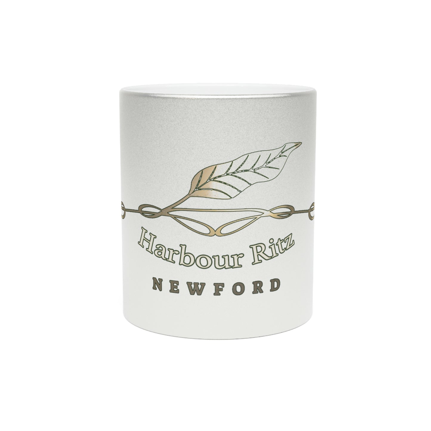 Harbour Ritz Hotel Metallic Silver Mug