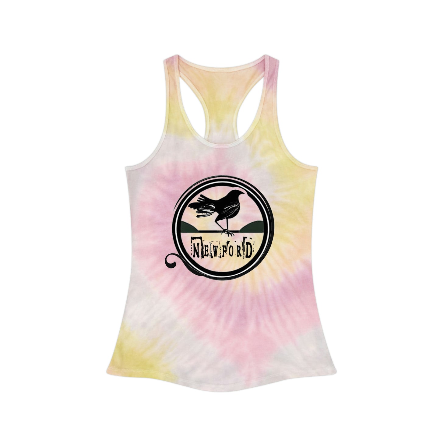 Newford Crow Tie Dye Racerback Tank Top