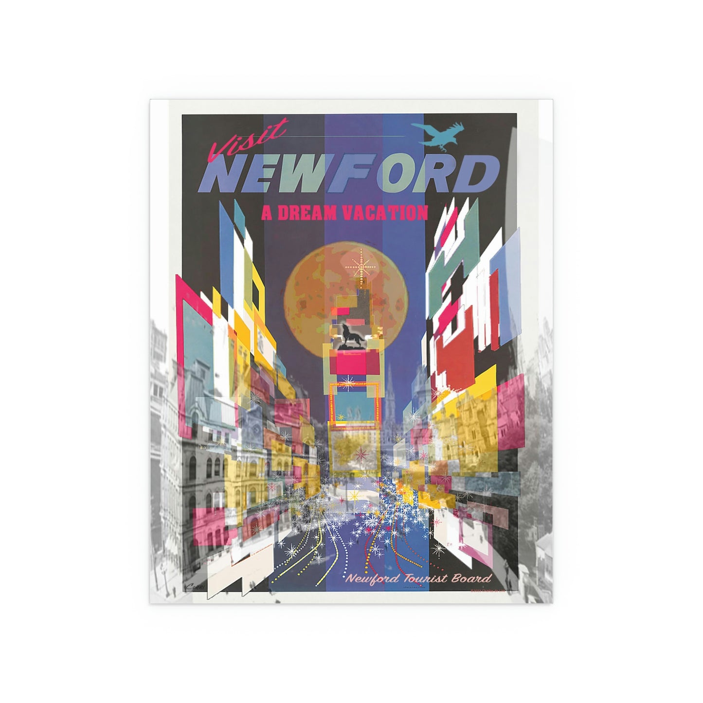 Visit Newford Travel Poster