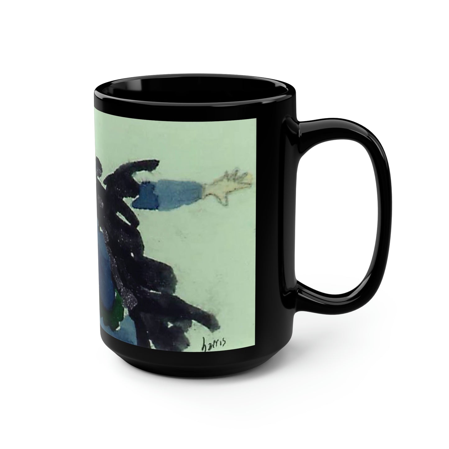 Crow Girls Black Mug