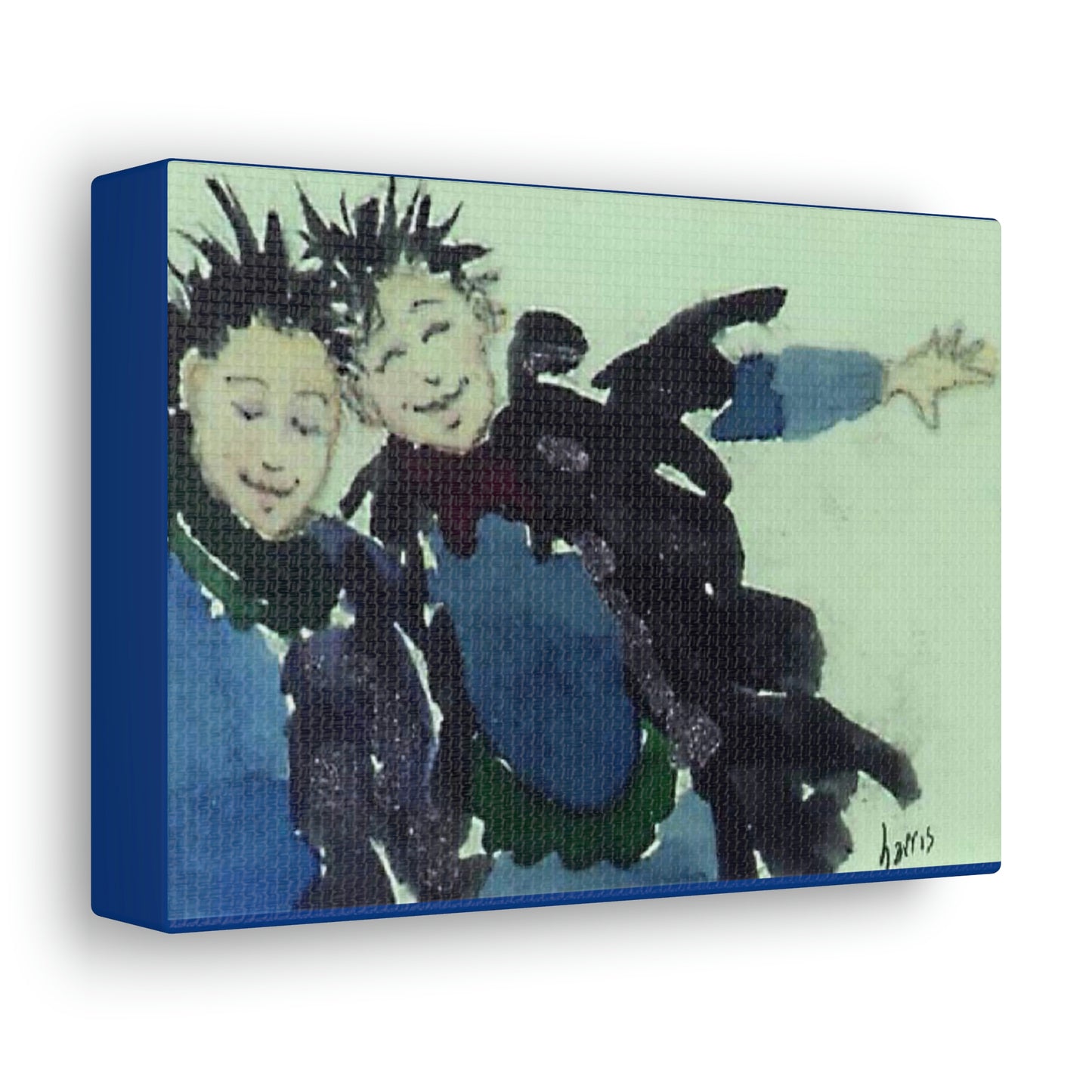 Crow Girls Canvas Gallery Wrap