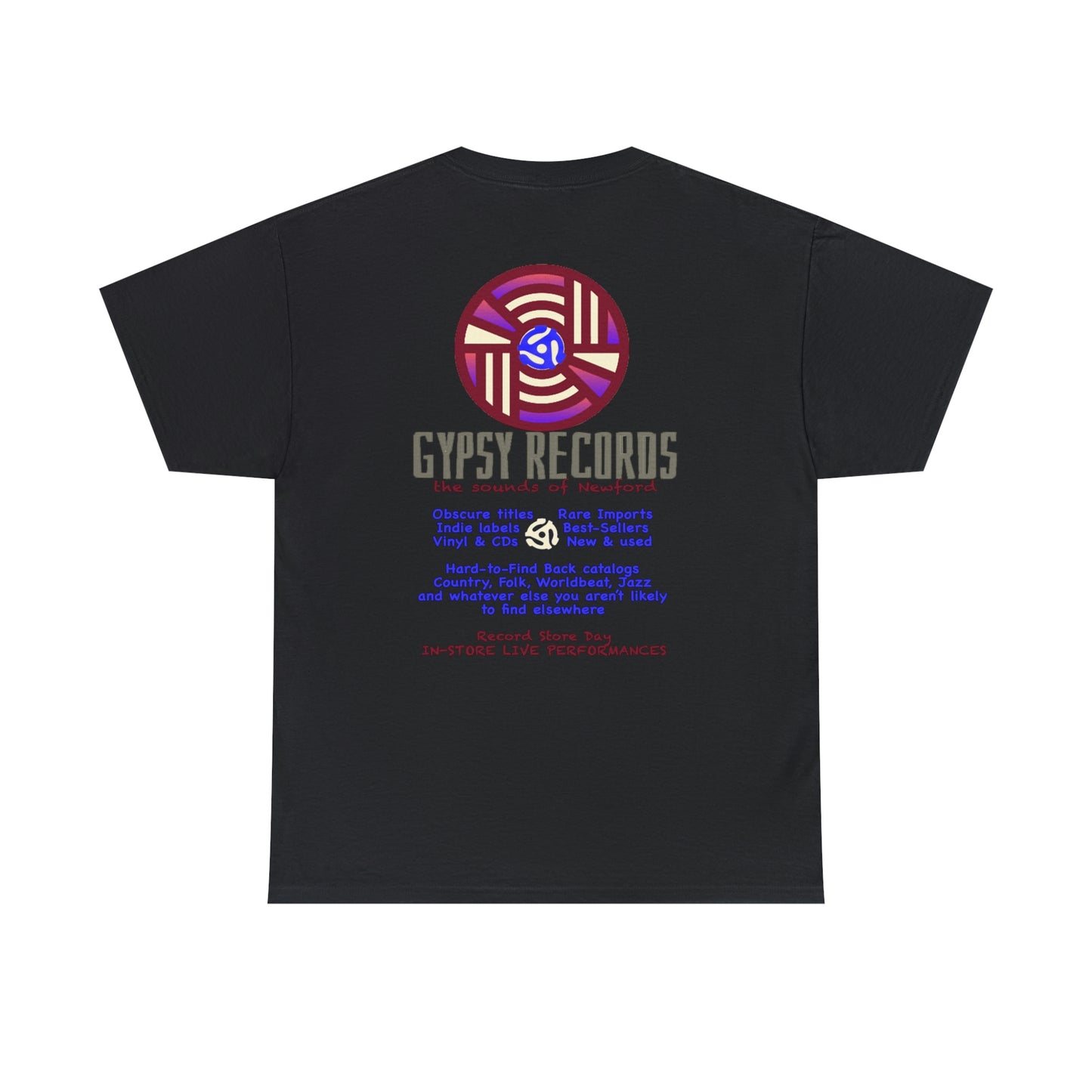 Gypsy Records  Heavy Cotton Tee