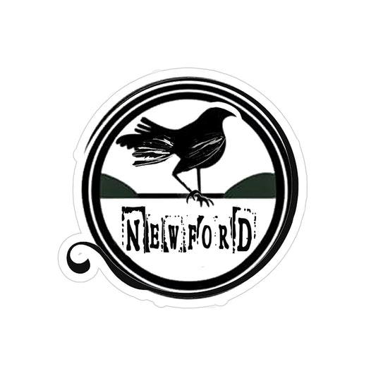 Transparent Newford Crow Outdoor Stickers