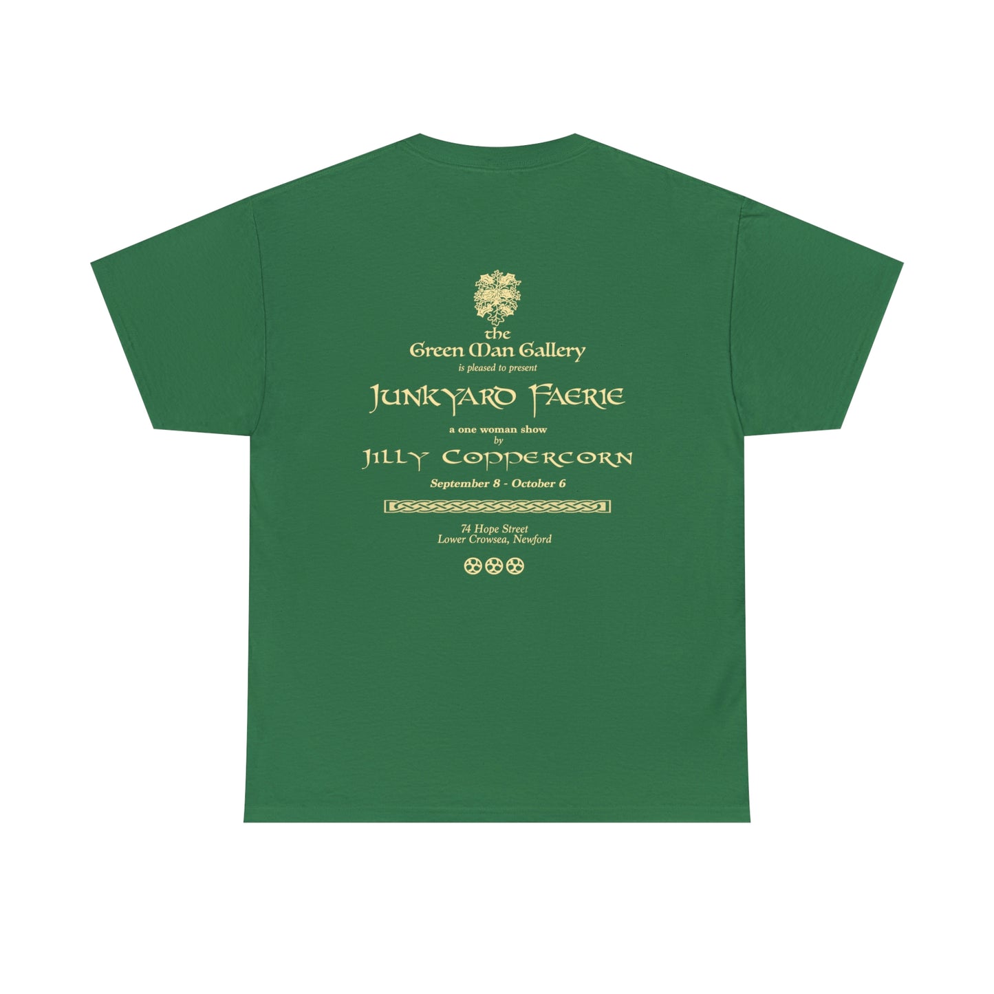 Green Man Gallery Jilly Coppercorn Exhibit Tee