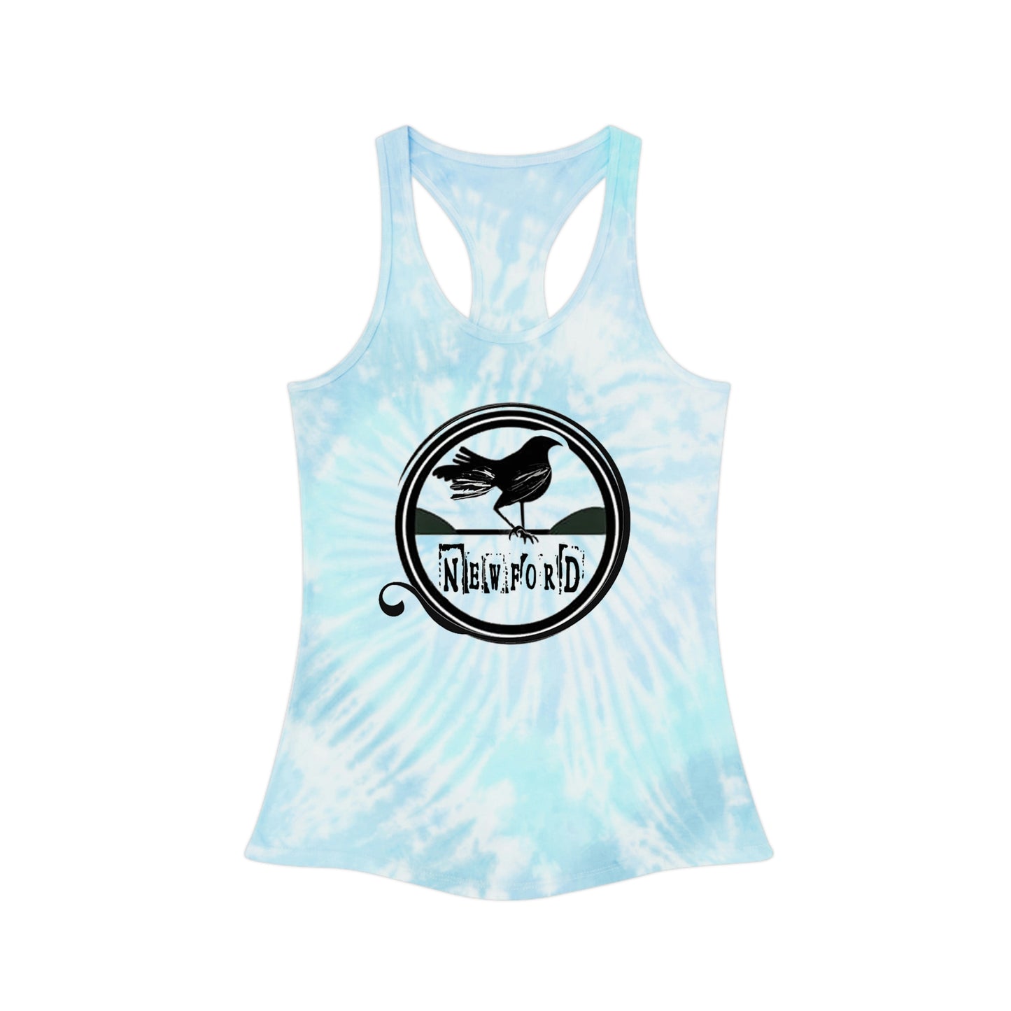 Newford Crow Tie Dye Racerback Tank Top