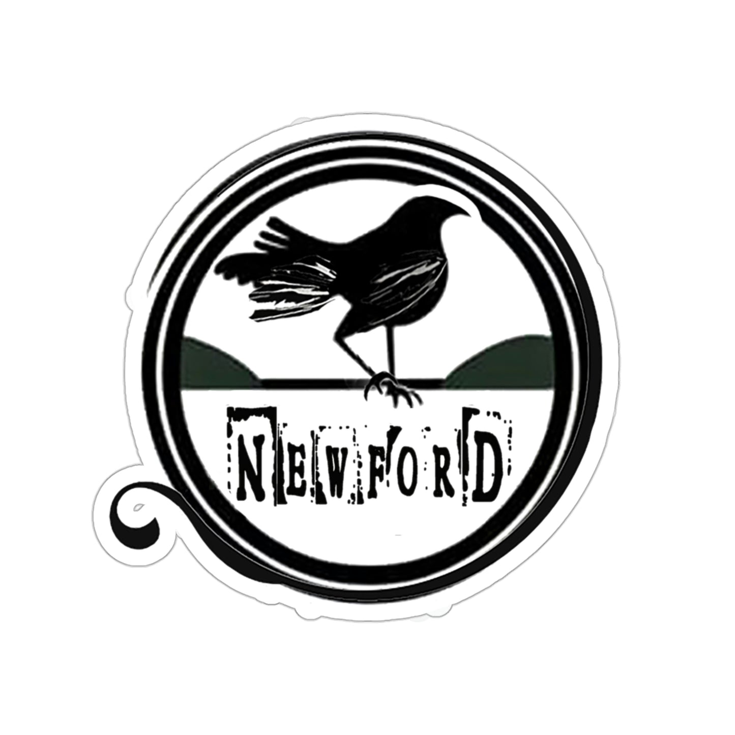 Newford Crow Indoor Stickers